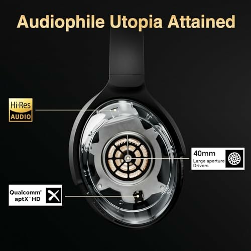 Headphones with Hi-Res audio and Qualcomm aptX HD