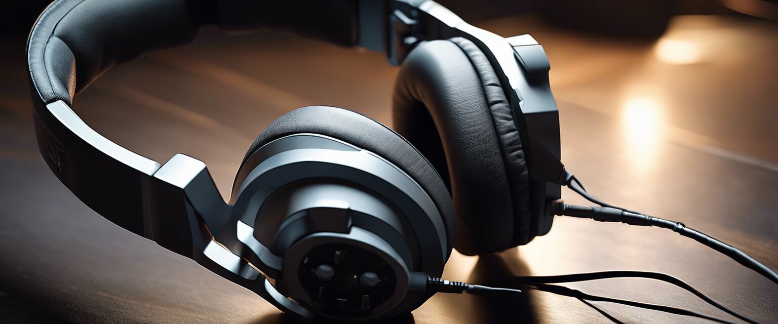 High-quality headphones designed for bass response