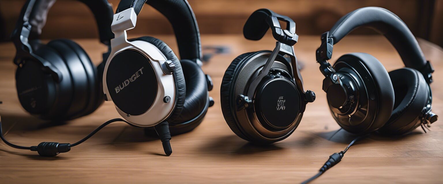 Comparison of budget headphones