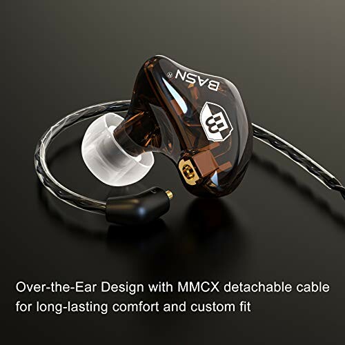 In-ear monitor earphone with MMCX detachable cable